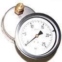 Manómetro horizontal de glicerina medidor de presión de aceite de 0-25 bares - Imagen 2