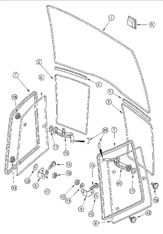 3674694M3 - Cristal parte inferior derecha McCormick - Imagen 1