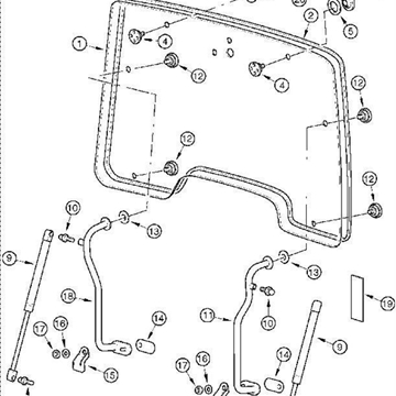 4218433M2 - Cristal trasero McCormick - Imagen 1