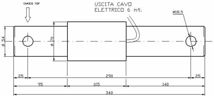 Célula de pesaje 4.0 TB.LR con tope - Imagen 1