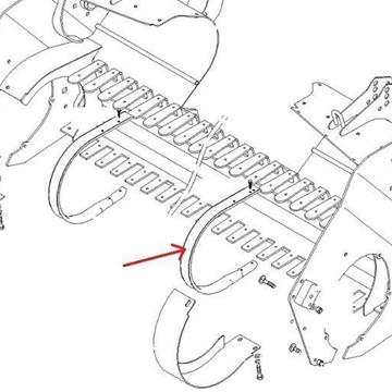 KB3905011 - Chapa pick up rotoempacadoras - Imagen 2
