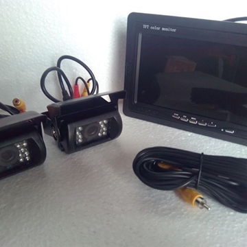 Pantalla TFT LCD 7" + 2 Cámara LED marcha atrás PANT-CAM01 - Imagen 1